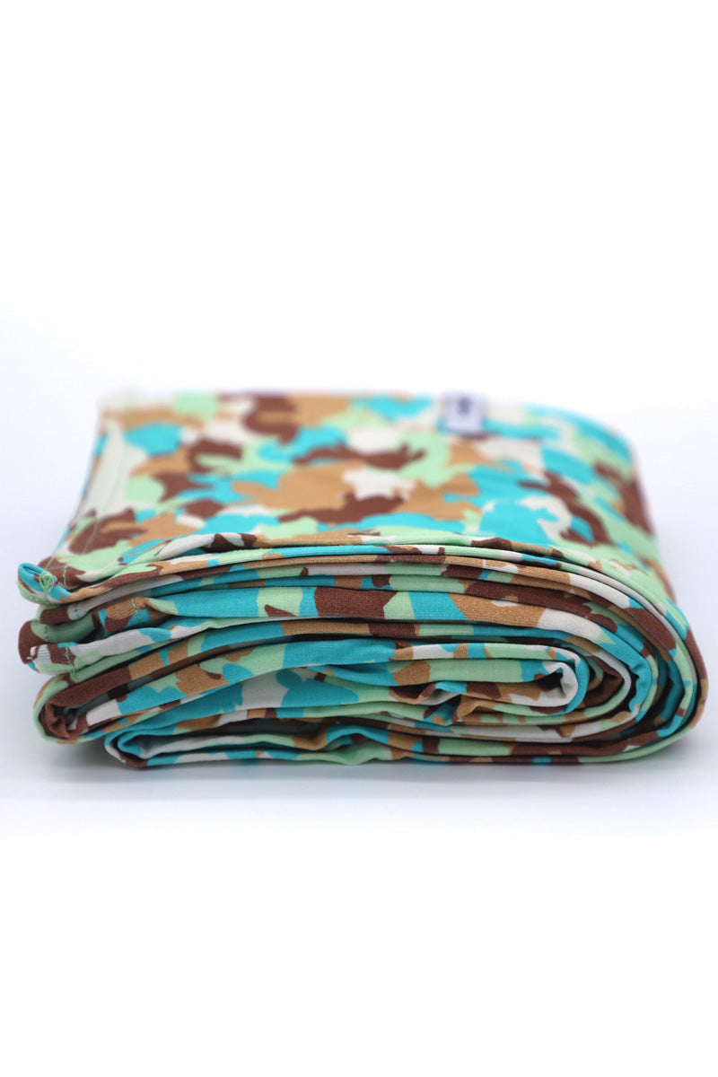 Camonial Bunnies (Swaddle and Headband Bow Set)