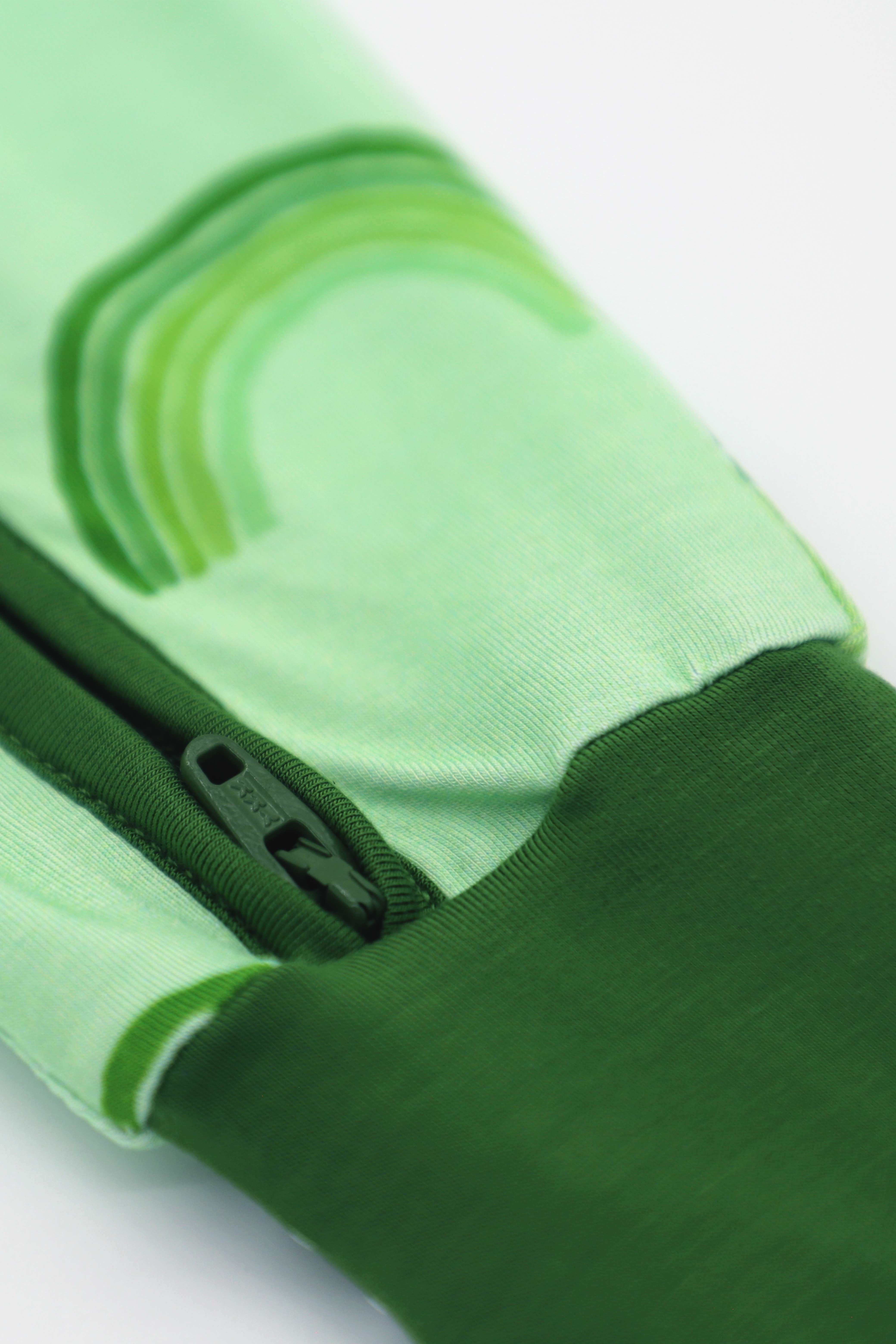 Green Rainbows Zippy (Onesie Pajama)