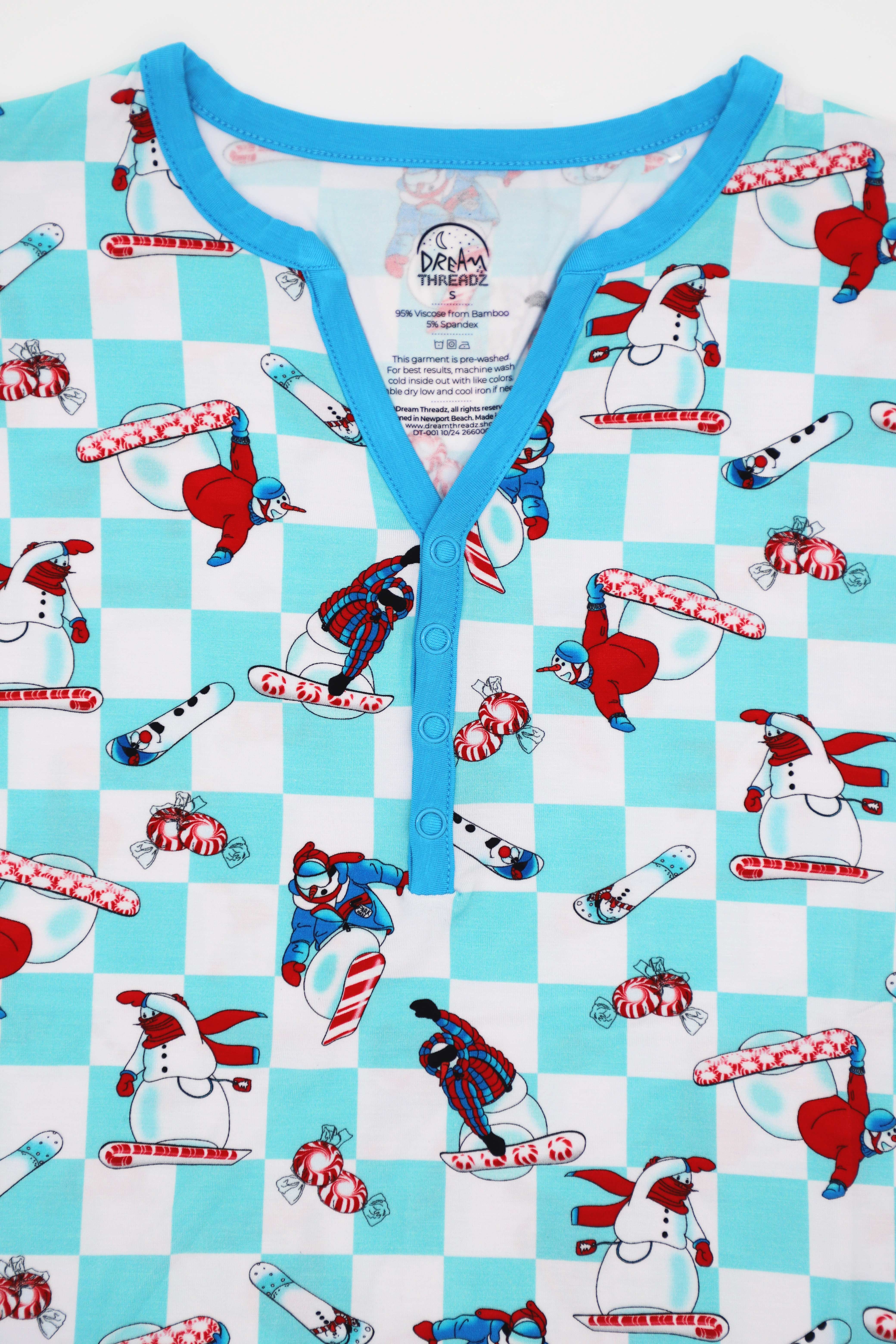 Snowpalz Womans (Long Sleeve Pajama Top)