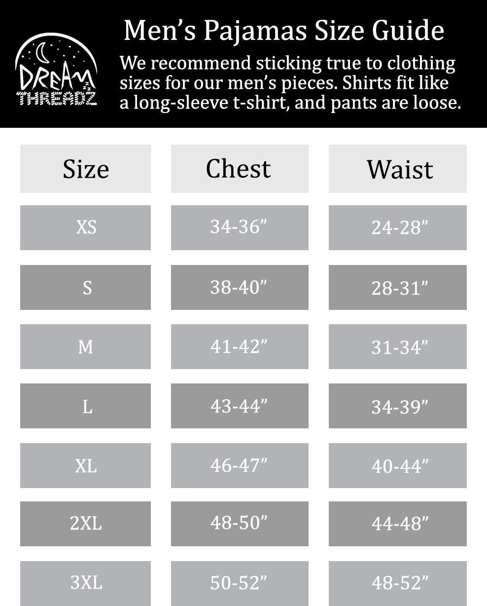 Snowpalz Mens (Long Sleeve Pajama Top)